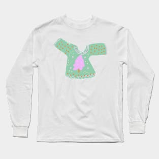 Ugly Christmas Sweater Mint Long Sleeve T-Shirt